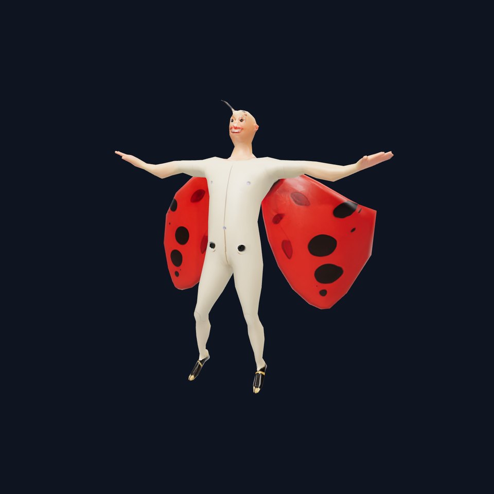 Ladybug Costume Fun model pack